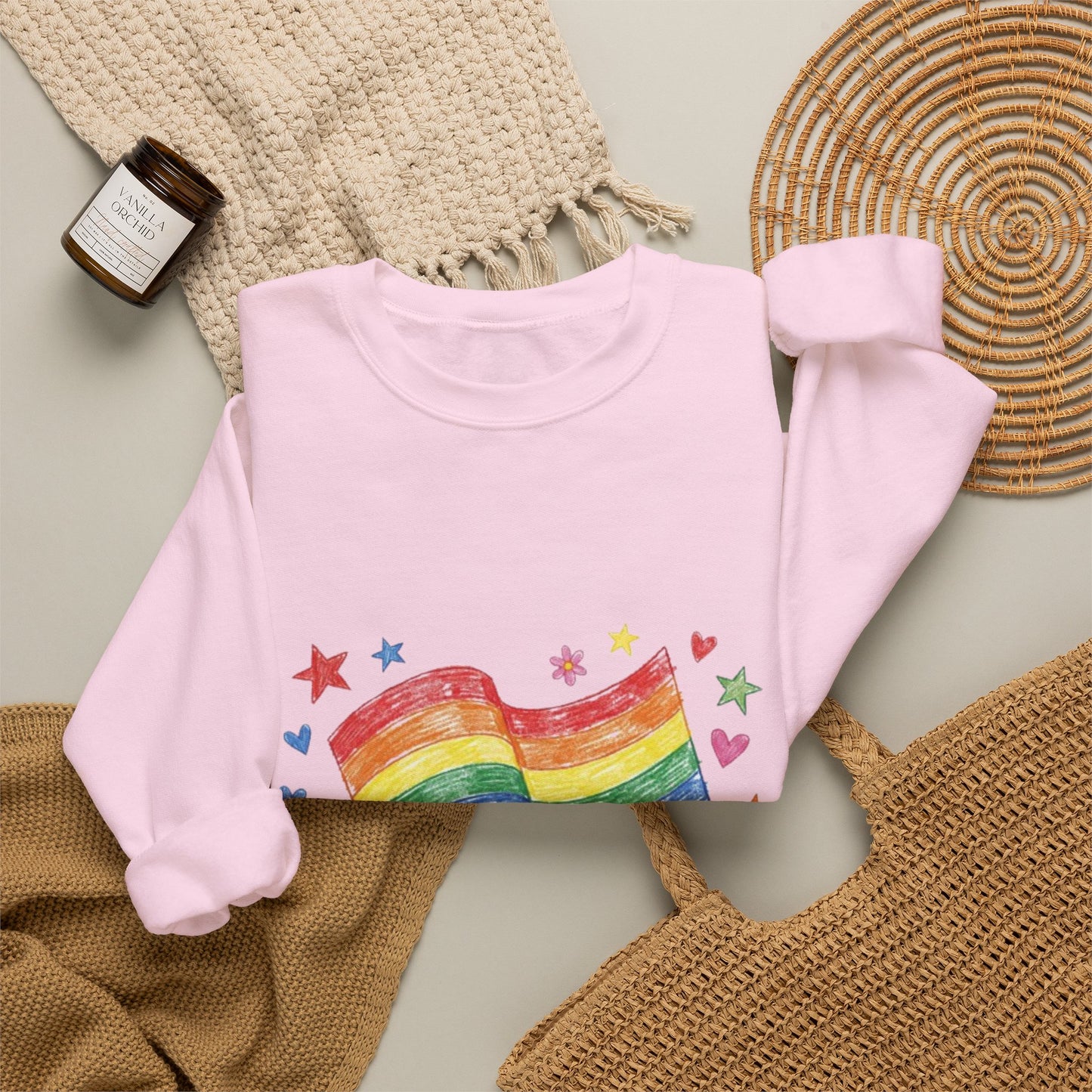 Proud & Beautiful Rainbow Flag Sweatshirt