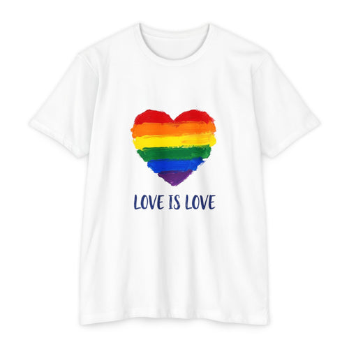 Love Is Love Rainbow Heart T-Shirt