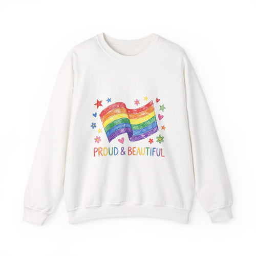Proud & Beautiful Rainbow Flag Sweatshirt