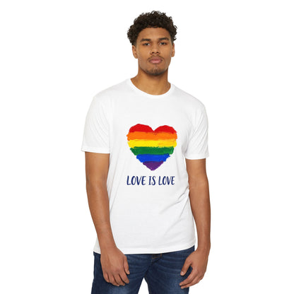 Love Is Love Rainbow Heart T-Shirt